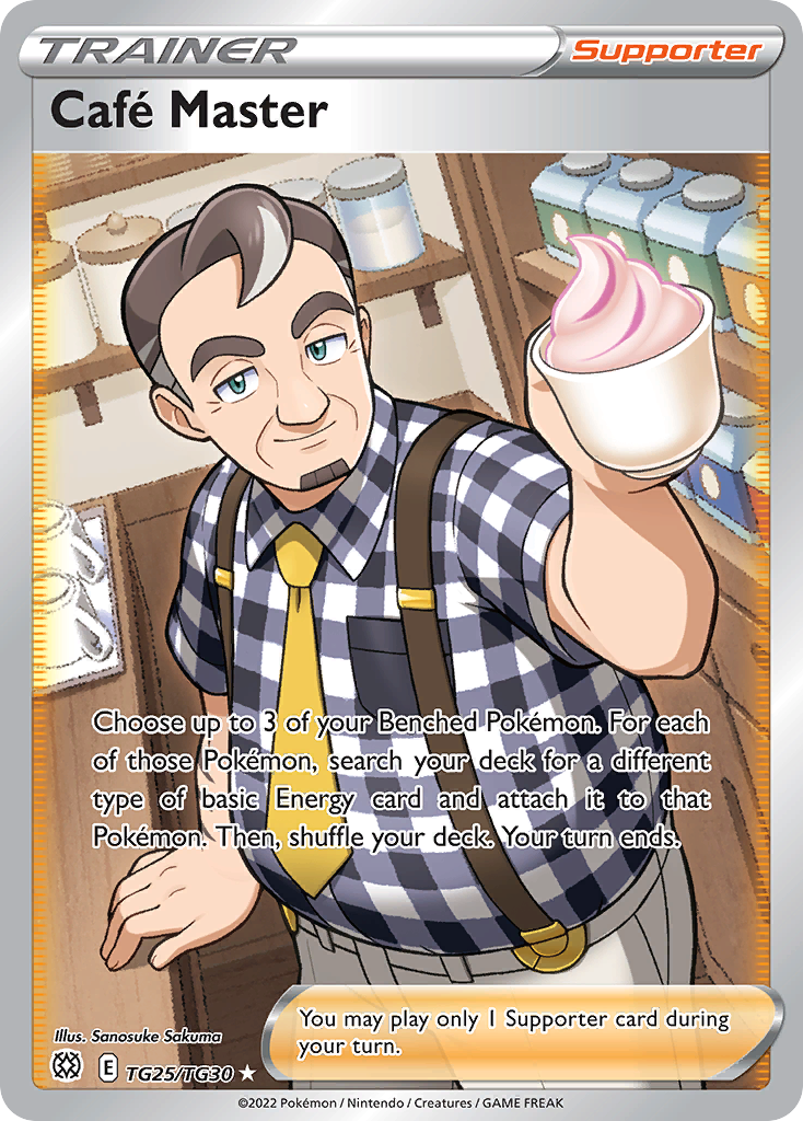 Brilliant Stars Trainer Gallery Café Master #TG25/30